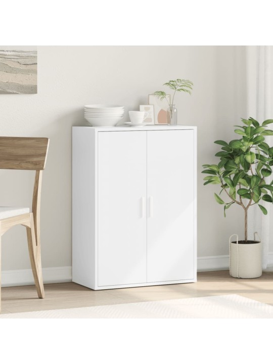 Kumode, balta, 60x31x84 cm, inženierijas koks