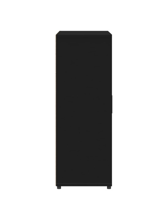 Kumode, melns, 60x31x84 cm, inženierijas koks