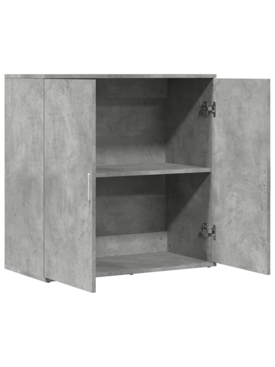 Kumode, betona pelēka, 79x38x80 cm, inženierijas koks