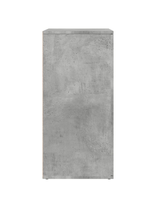 Kumode, betona pelēka, 79x38x80 cm, inženierijas koks