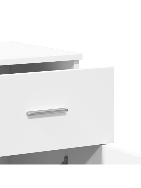Kumode, balta, 79x38x80 cm, inženierijas koks