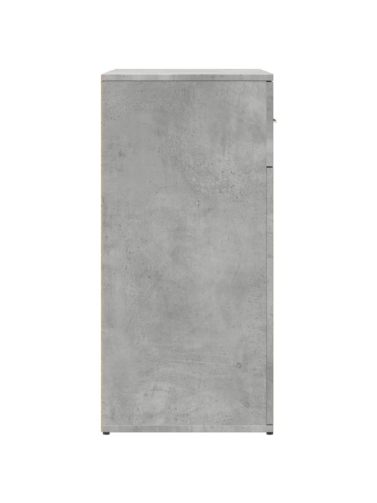 Kumode, betona pelēka, 79x38x80 cm, inženierijas koks