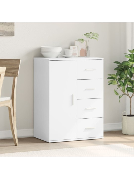 Kumode, balta, 59x39x80 cm, inženierijas koks