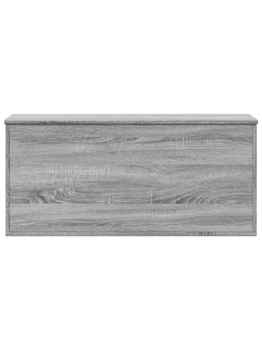 Uzglabāšanas kaste, 100x42x46 cm, inženierijas koks, pelēka