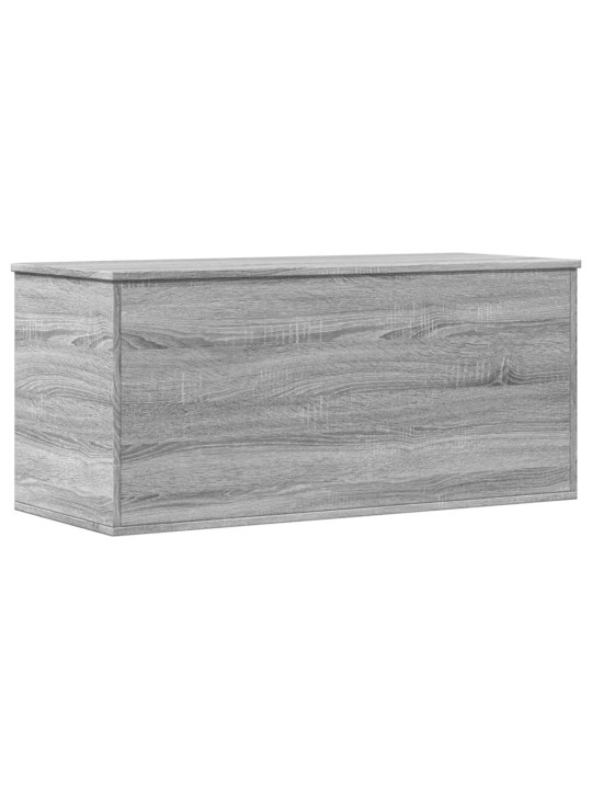 Uzglabāšanas kaste, 100x42x46 cm, inženierijas koks, pelēka
