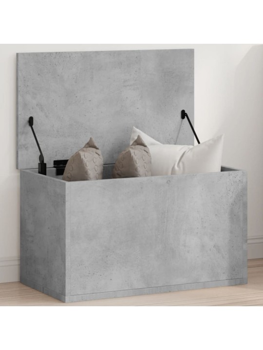 Uzglabāšanas kaste, betonpelēka, 60x35x35 cm, inženierijas koks