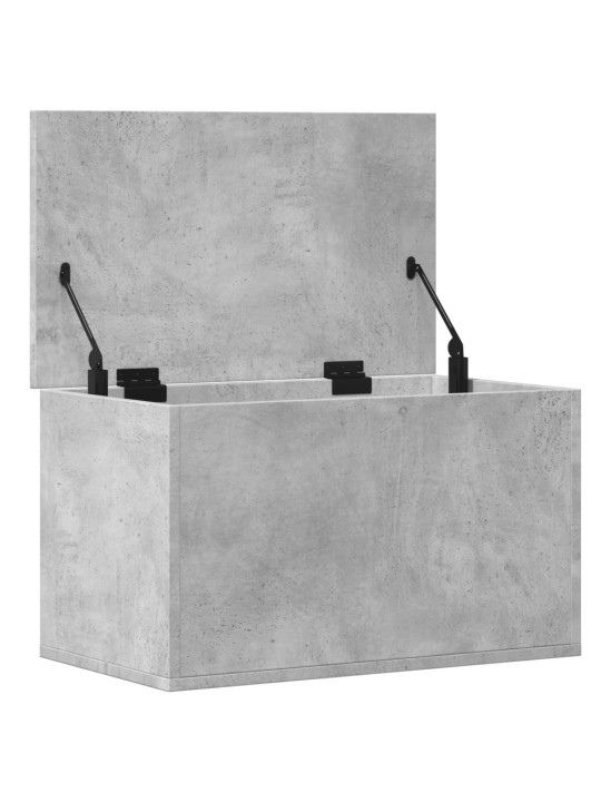 Uzglabāšanas kaste, betonpelēka, 60x35x35 cm, inženierijas koks