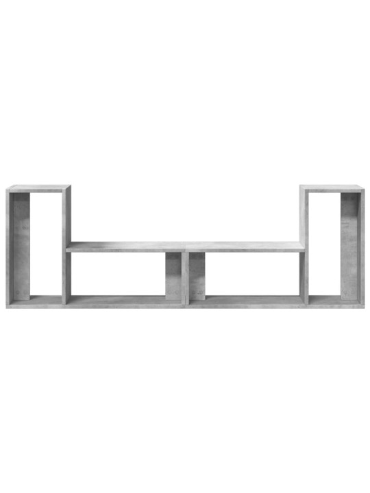 Tv skapīši, 2 gb., 75x30x50 cm, betonpelēki, inženierijas koks