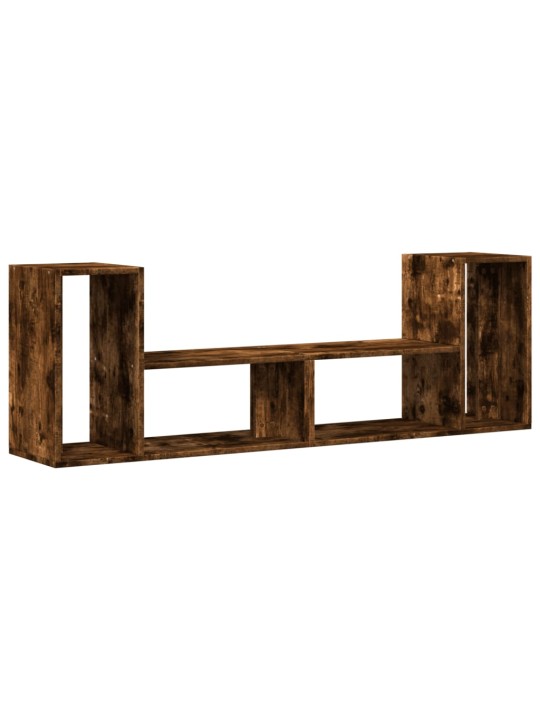 Tv skapīši, 2 gab., koka krāsa, 75x30x50 cm, inženierijas koks