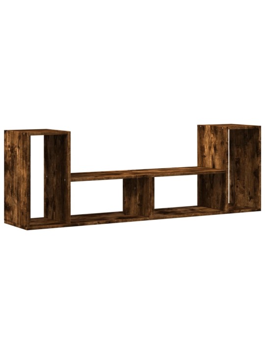 Tv skapīši, 2 gab., koka krāsa, 75x30x50 cm, inženierijas koks
