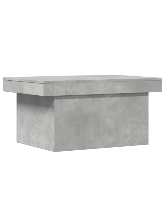 Kafijas galdiņš, betonpelēks, 100x55x40 cm, inženierijas koks