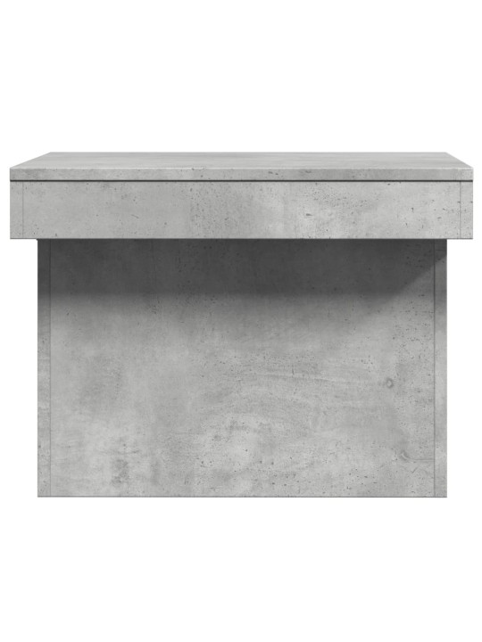 Kafijas galdiņš, betonpelēks, 100x55x40 cm, inženierijas koks