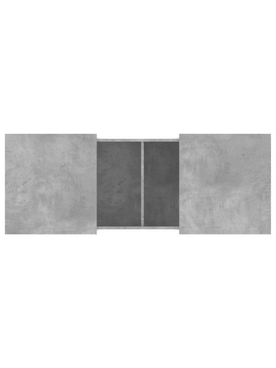 Kafijas galdiņš, betonpelēks, 100x55x40 cm, inženierijas koks