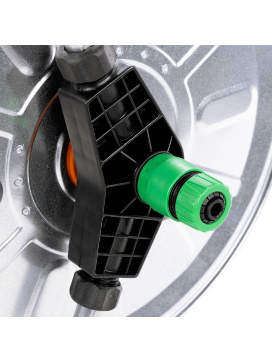 Šļūtenes spoles ratiņi 50 m 1/2", 35 m 3/4" šļūtenei, tērauds
