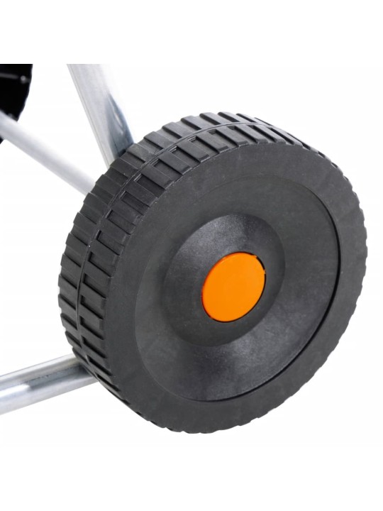 Šļūtenes spoles ratiņi 50 m 1/2", 35 m 3/4" šļūtenei, tērauds