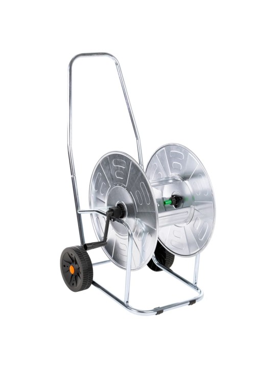 Šļūtenes spoles ratiņi 80 m 3/4" šļūtenei, tērauds