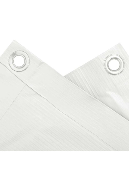 Balkona aizslietnis, pvc, 700x75 cm, balts