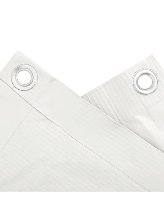 Balkona aizslietnis, pvc, 1000x75 cm, balts