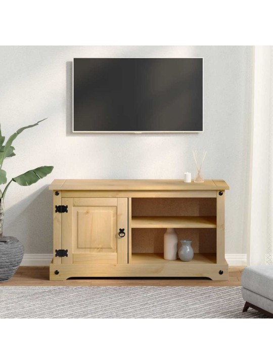 Tv skapītis corona, 100x40x52 cm, priedes masīvkoks