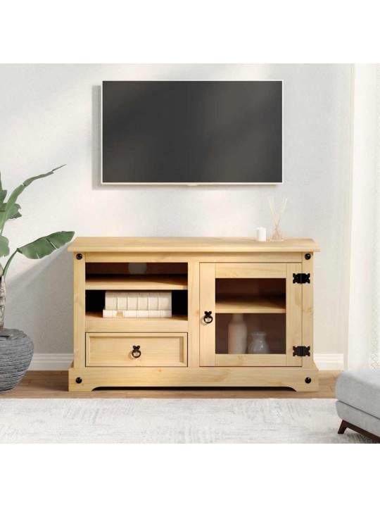 Tv skapītis corona, 100x45x58 cm, priedes masīvkoks