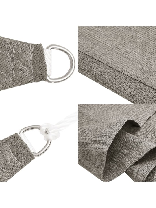Saulessargs, 160 g/m², kvadrāta, gaiši pelēki, 3x3 m, hdpe