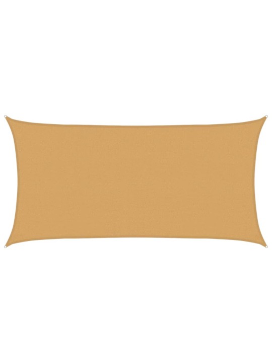 Saulessargs, 160 g/m², taisnstūra, smilšu krāsa, 2,5x5 m, hdpe