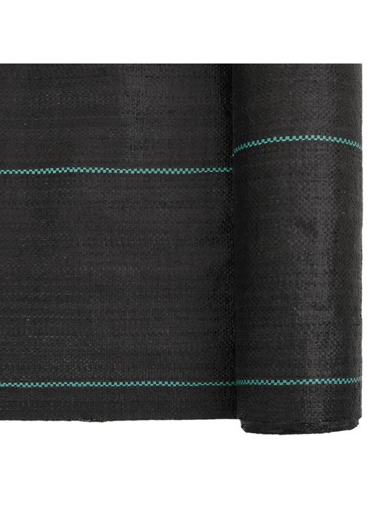 Augsnes pārsegs, melns, 1,5x25 m, PP