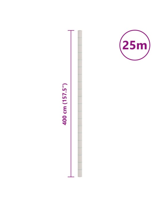 Augsnes pārsegs, balts, 4x25 m, pp