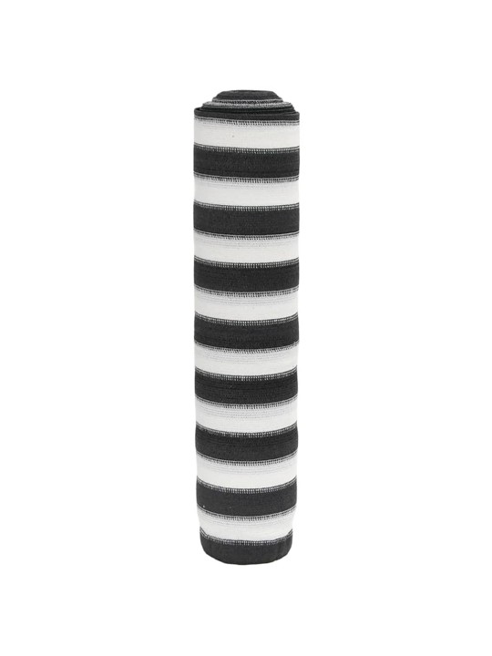Norobežojošais tīkls, pelēks un balts, 1x25 m, hdpe, 75 g/m²