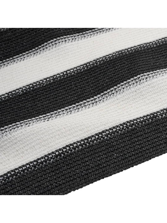 Norobežojošais tīkls, pelēks un balts, 1x25 m, hdpe, 75 g/m²