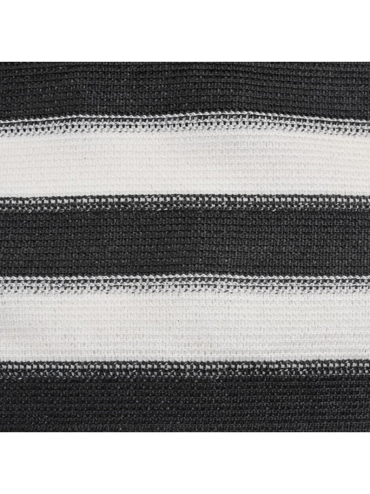 Norobežojošais tīkls, pelēks un balts, 1x25 m, hdpe, 75 g/m²