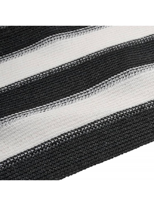 Norobežojošais tīkls antracītpelēks balts 1,2x50 m hdpe 75 g/m²