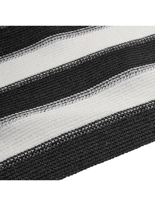 Norobežojošais tīkls antracītpelēks balts 2x25 m hdpe 150g/m²