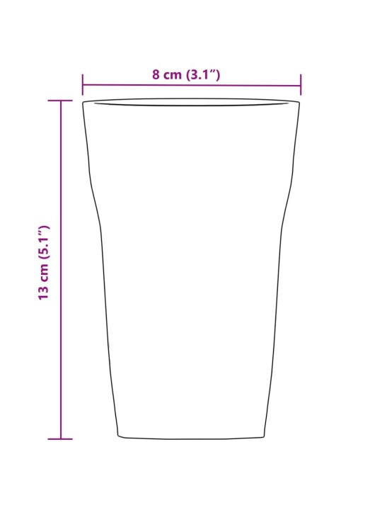 Alus glāzes, 6 gab., 415 ml