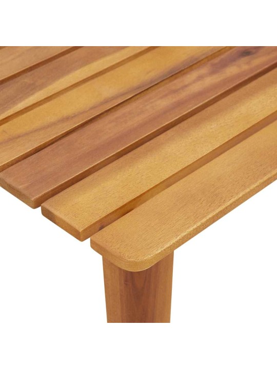 Dārza krēsli ar galdu 3 pcs melna 45 x 45 x 40 cm