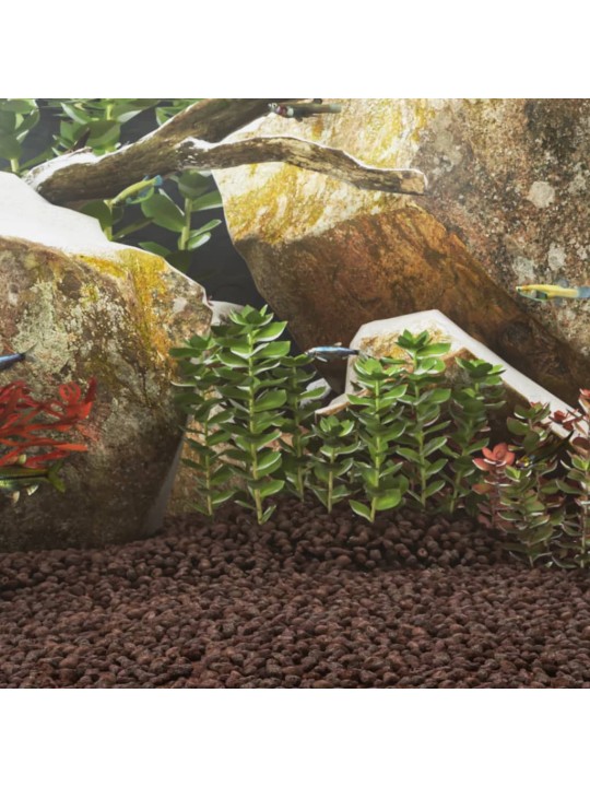 Vulkāniskie ieži, 10 kg, sarkani, 5-8 mm