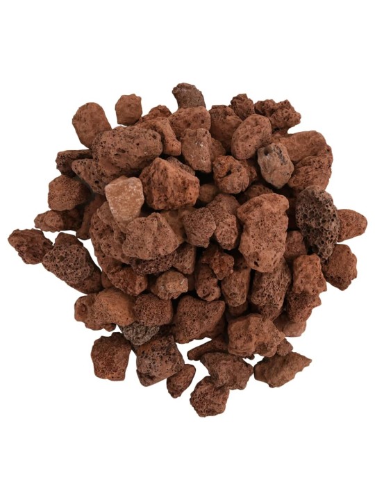 Vulkāniskie ieži, 25 kg, sarkani, 1-2 cm