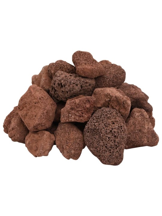 Vulkāniskie ieži, 10 kg, sarkani, 5-8 cm