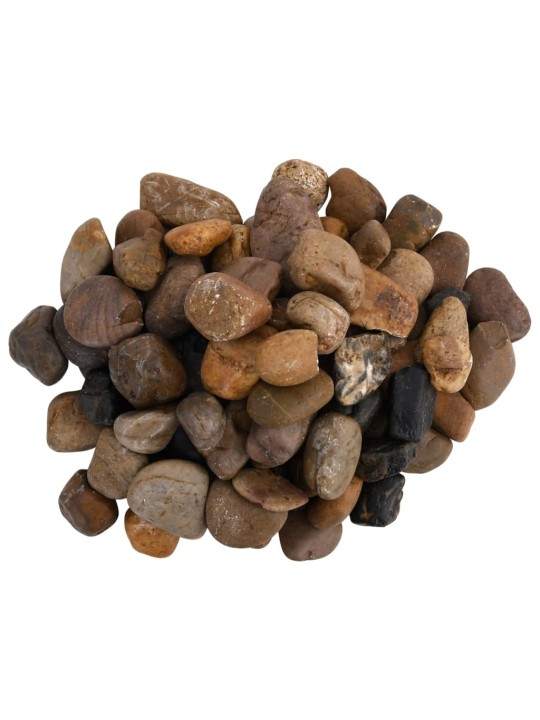 Pulēti oļi, 10 kg, krāsaini, 2-5 cm