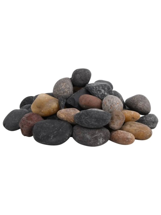 Pulēti oļi, 10 kg, krāsaini, 5-8 cm