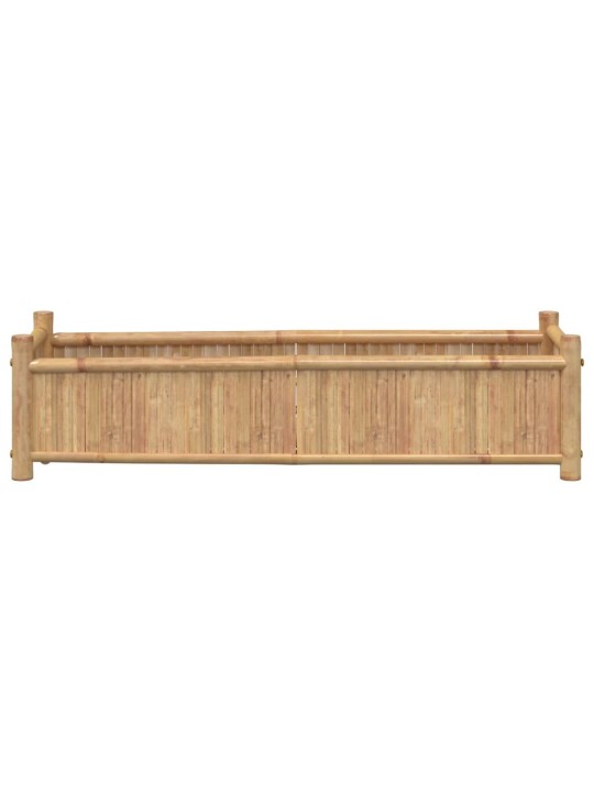 Puķu kaste, 100x30x25 cm, bambuss