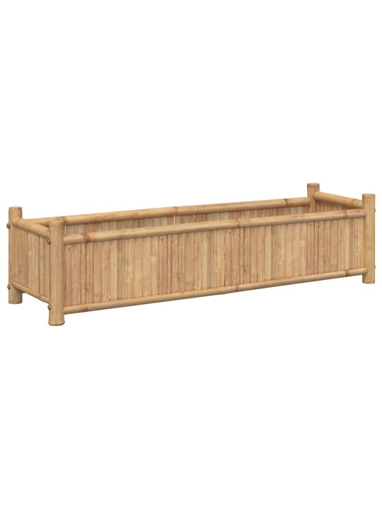 Puķu kaste, 100x30x25 cm, bambuss