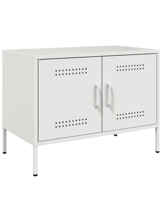 Tv skapītis, balts, 68x39x50,5 cm, tērauds