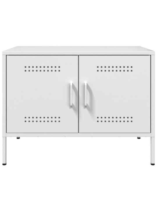 Tv skapītis, balts, 68x39x50,5 cm, tērauds