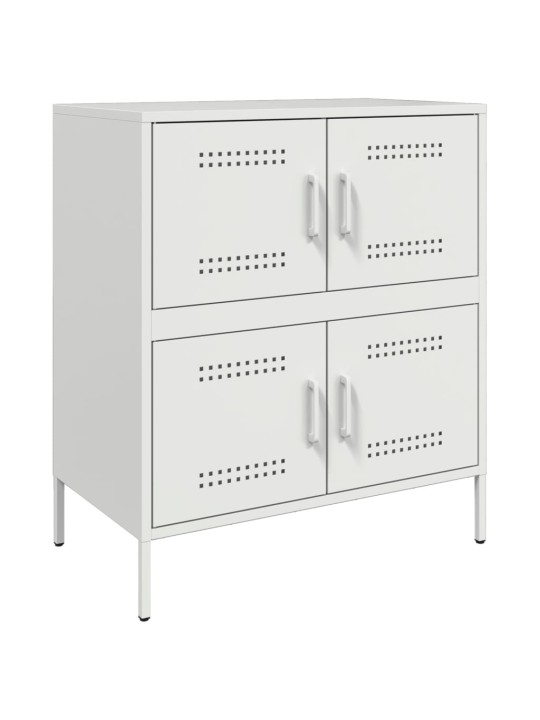 Kumode, balta, 68x39x79 cm, tērauds