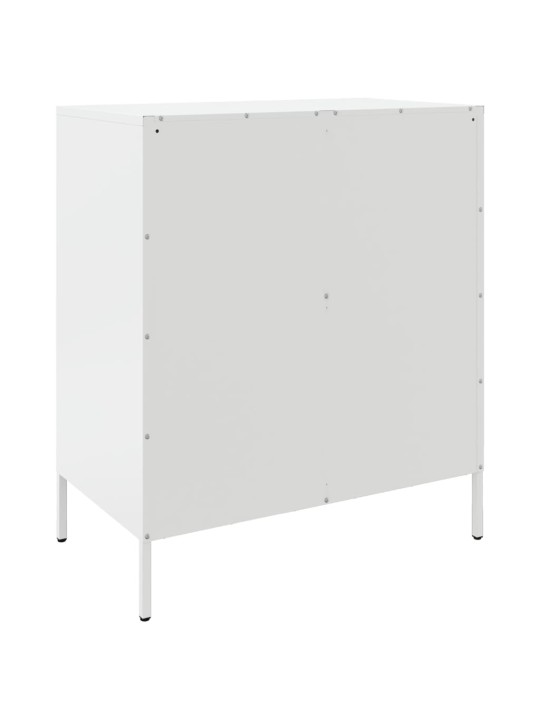Kumode, balta, 68x39x79 cm, tērauds