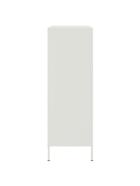 Augstais skapītis, balts, 68x39x113 cm, tērauds