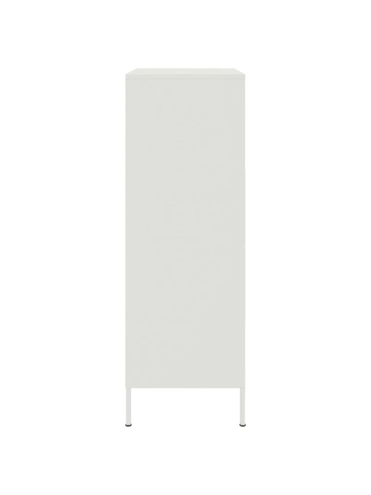 Augstais skapītis, balts, 68x39x113 cm, tērauds