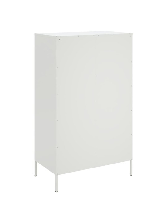Augstais skapītis, balts, 68x39x113 cm, tērauds
