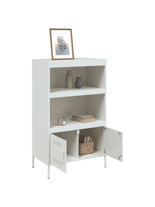 Augstais skapītis, balts, 68x39x113 cm, tērauds